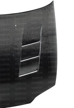 Load image into Gallery viewer, Seibon 92-95 Honda Civic 2DR/3DR TS-Style Carbon Fiber Hood - Main Product View