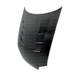 Load image into Gallery viewer, Seibon 92-95 Honda Civic 2DR/3DR TS-Style Carbon Fiber Hood - Side View