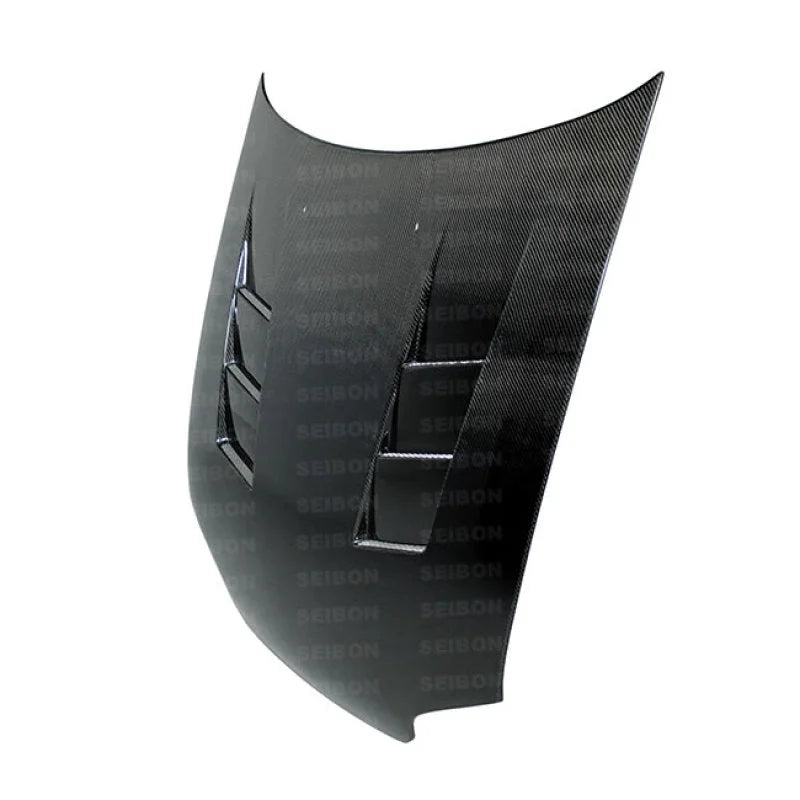 Seibon 92-95 Honda Civic 2DR/3DR TS-Style Carbon Fiber Hood - Side View