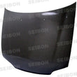 Load image into Gallery viewer, Seibon 92-95 Honda Civic 4DR OEM Carbon Fiber Hood