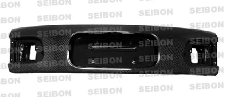 Seibon 92-95 Honda Civic HB OEM Carbon Fiber Trunk Lid - Back View