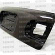 Load image into Gallery viewer, Seibon 92-95 Honda Civic HB OEM Carbon Fiber Trunk Lid - Installation View