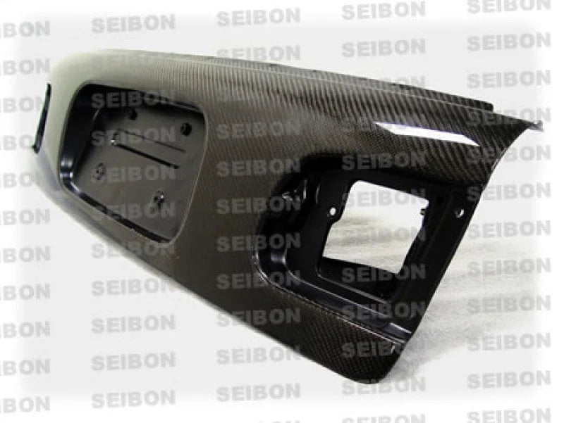 Seibon 92-95 Honda Civic HB OEM Carbon Fiber Trunk Lid - Installation View