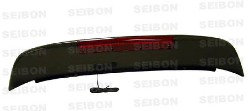 Seibon 92-95 Honda Civic HB SP Carbon Fiber Rear Spoiler w/LED - Main Product View