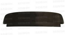 Load image into Gallery viewer, Seibon 92-95 Honda Civic HB SP Carbon Fiber Rear Spoiler w/LED - Installation View