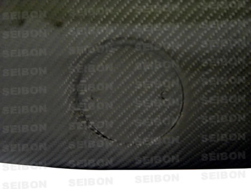 Seibon 92-98 BMW 3 Series 2dr (E36) (Exc 318) OEM Carbon Fiber Hood - Back View