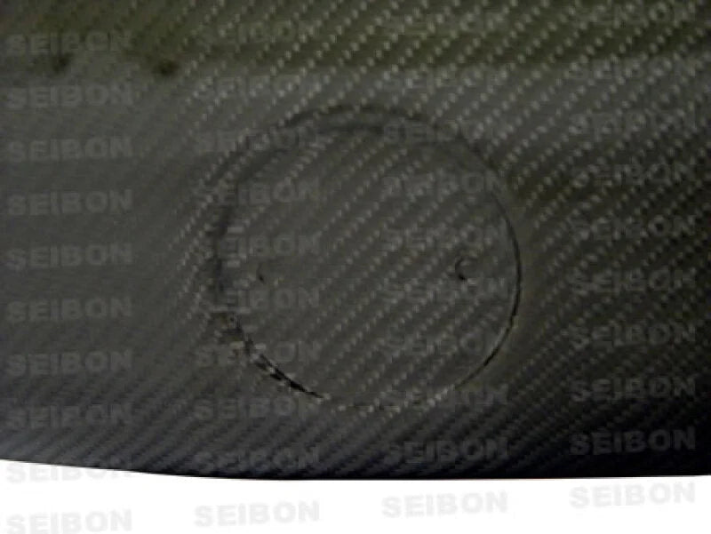 Seibon 92-98 BMW 3 Series 4dr (E36) OEM Carbon Fiber Hood - Side View