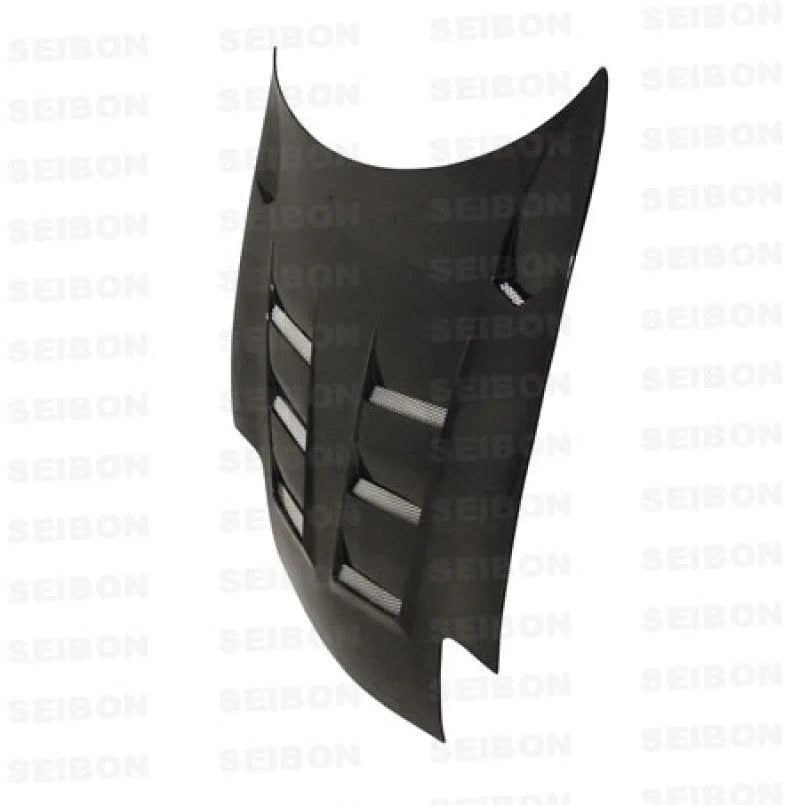 Seibon 93-02 Mazda RX7 FD3S TS Style Carbon Fiber Hood - Main Product View