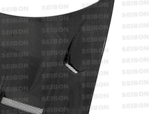 Load image into Gallery viewer, Seibon 93-02 Mazda RX7 FD3S TS Style Carbon Fiber Hood - Detail View