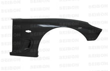 Load image into Gallery viewer, Seibon 93-96 Mazda RX-7 10mm Wider Carbon Fiber Fenders - Main Product View