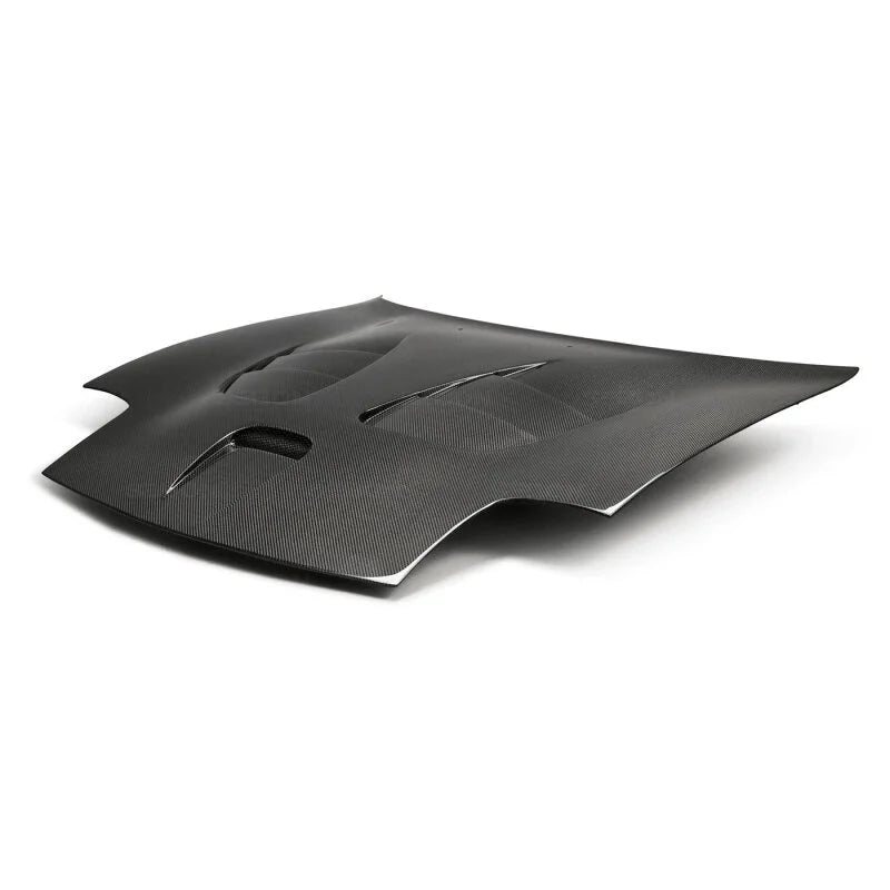 Seibon 93-96 Mazda RX-7 ST Carbon Fiber Hood - Back View