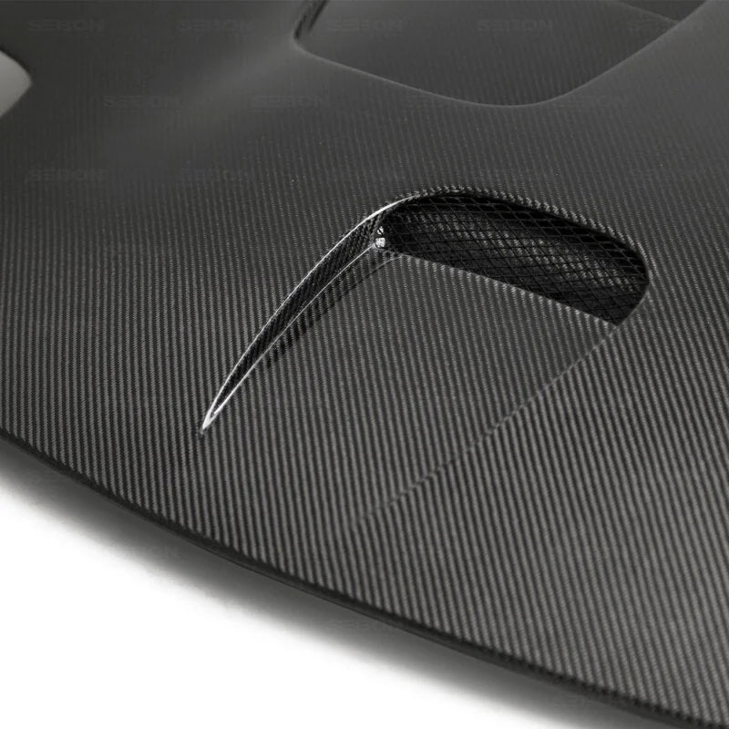 Seibon 93-96 Mazda RX-7 ST Carbon Fiber Hood - Additional View 6