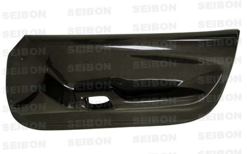 Seibon 93-98 Toyota Supra Carbon Fiber Door Panels (Pair) - Installation View