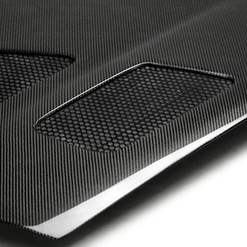 Seibon 93-98 Toyota Supra (JZA80L) TR Style Carbon Fiber Hood - Additional View 8