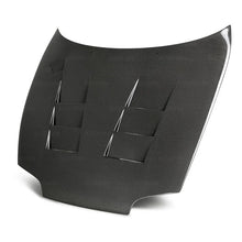 Load image into Gallery viewer, Seibon 93-98 Toyota Supra (JZA80L) TS Style Carbon Fiber Hood - Back View