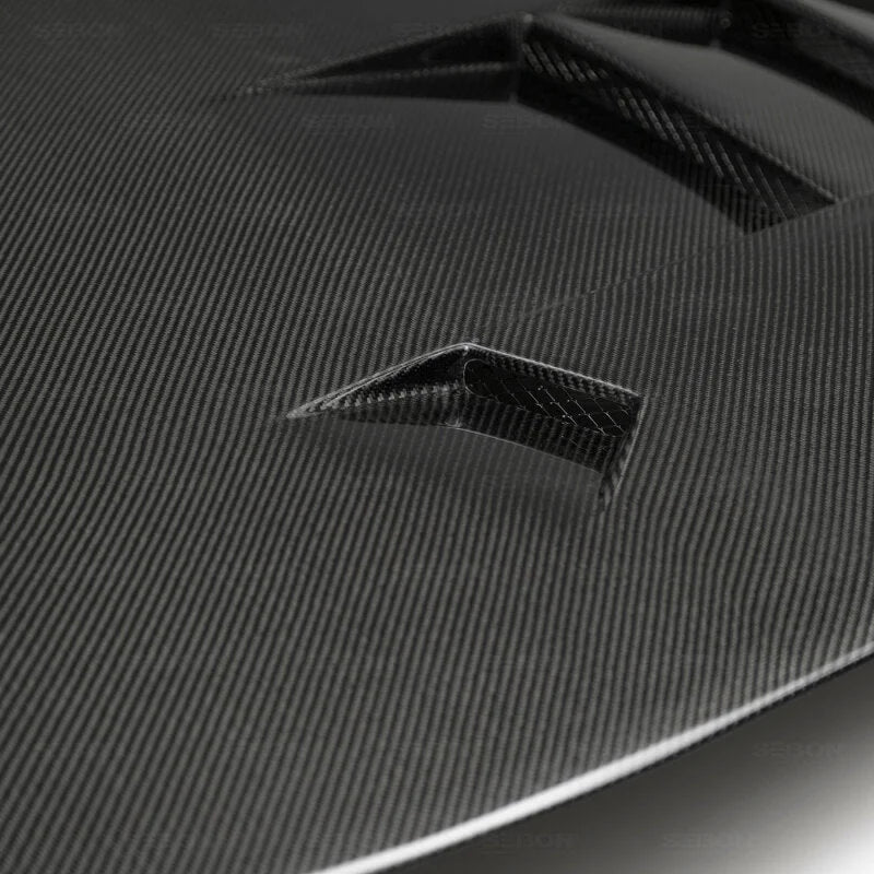 Seibon 93-98 Toyota Supra (JZA80L) TS Style Carbon Fiber Hood - Additional View 6