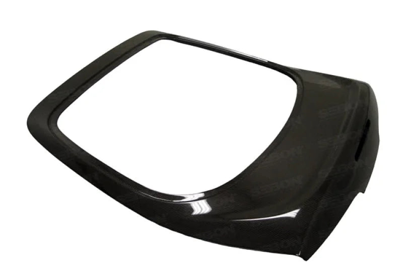 Seibon 93-98 Toyota Supra OEM Carbon Fiber Trunk Lid - Side View