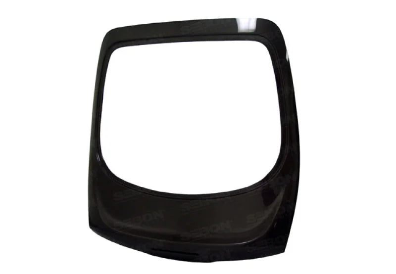 Seibon 93-98 Toyota Supra OEM Carbon Fiber Trunk Lid - Detail View