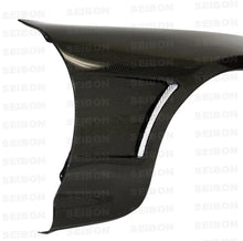 Load image into Gallery viewer, Seibon 93-98 Toyota Supra OEM-Style Carbon Fiber Fenders (Pair) - Back View