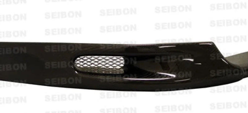 Seibon 93-98 Toyota Supra TJ-Style Carbon Fiber Front Lip - Side View