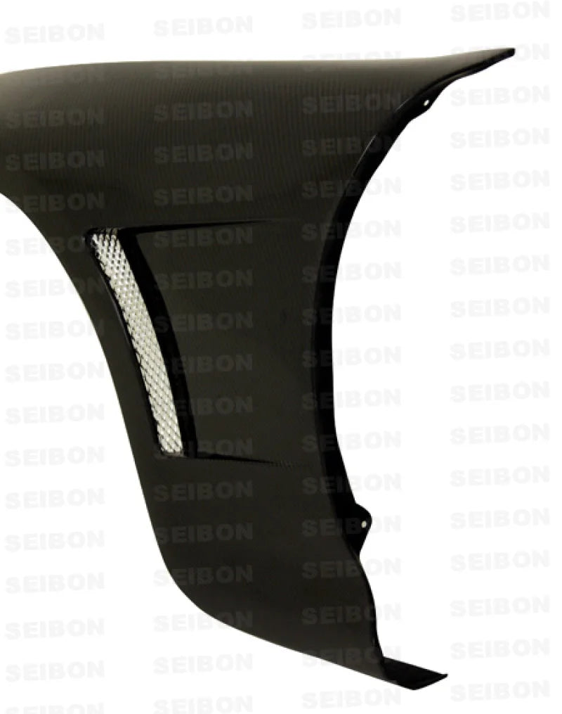 Seibon 93-98 Toyota Supra TV-Style Carbon Fiber Fenders (Pair) - Side View