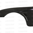 Load image into Gallery viewer, Seibon 93-98 Toyota Supra TV-Style Carbon Fiber Fenders (Pair) - Installation View