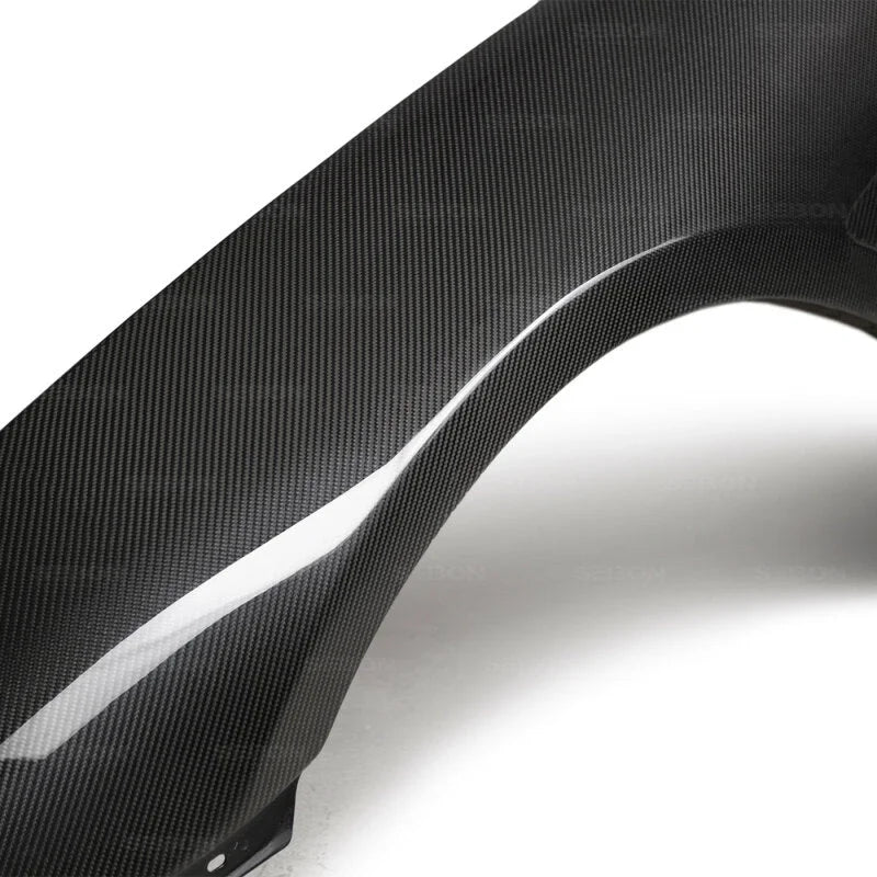 Seibon 93-98 Toyota Supra TV-Style Carbon Fiber Fenders (Pair) - Additional View 5