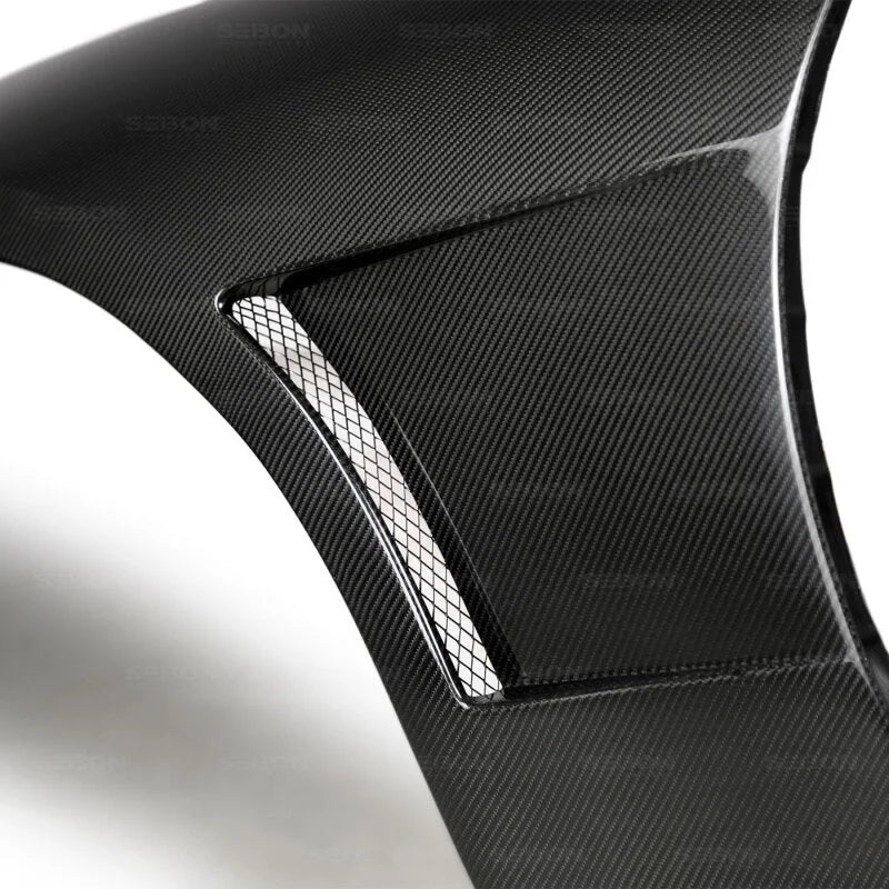 Seibon 93-98 Toyota Supra TV-Style Carbon Fiber Fenders (Pair) - Additional View 6