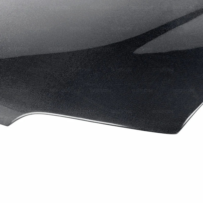 Seibon 94-01 Acura Integra JDM Type-R OEM Carbon Fiber Hood - Back View