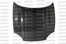 Load image into Gallery viewer, Seibon 94-98 Mitsubishi 3000GT DVII Carbon Fiber Hood - Side View