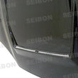 Load image into Gallery viewer, Seibon 94-98 Mitsubishi 3000GT DVII Carbon Fiber Hood - Back View