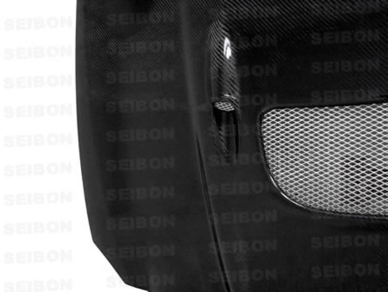 Seibon 94-99 Toyota Celica GT Carbon Fiber Hood - Detail View