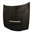 Load image into Gallery viewer, Seibon 95-96 Nissan 240sx DV Carbon Fiber Hood - Main Product View
