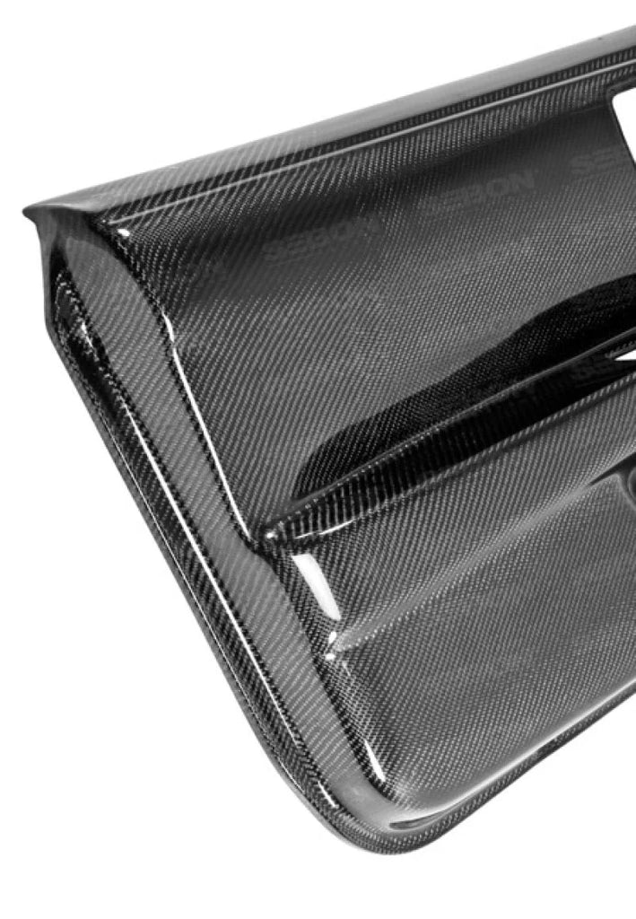 Seibon 95-98 Nissan 240SX OEM-Style Carbon Fiber Door Panels (Pair) - Main Product View