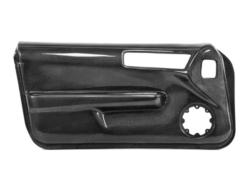 Seibon 95-98 Nissan 240SX OEM-Style Carbon Fiber Door Panels (Pair) - Back View