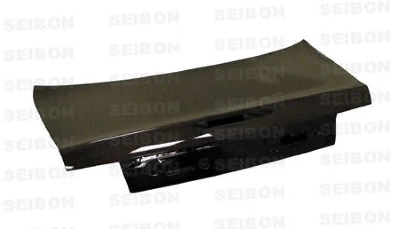 Seibon 95-98 Nissan 240SX OEM-style Carbon Fiber Trunk Lid - Side View