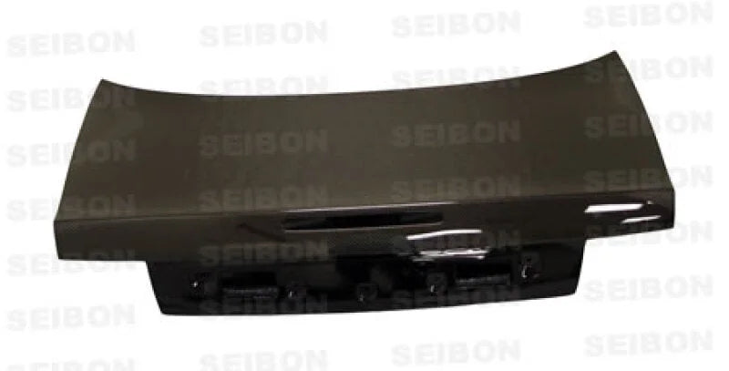 Seibon 95-98 Nissan 240SX OEM-style Carbon Fiber Trunk Lid - Detail View
