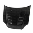 Load image into Gallery viewer, Seibon 96-98 Honda Civic (EM1/EJ6/EJ7/EJ8/EK9) TS Style Carbon Fiber Hood - Side View