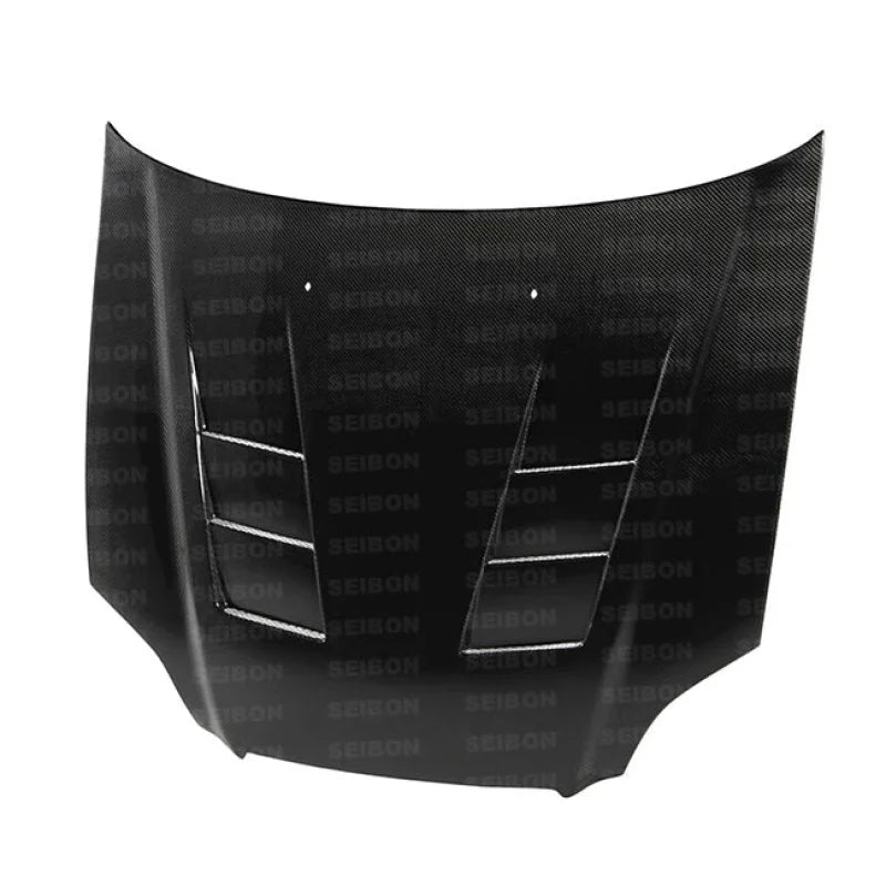 Seibon 96-98 Honda Civic (EM1/EJ6/EJ7/EJ8/EK9) TS Style Carbon Fiber Hood - Side View