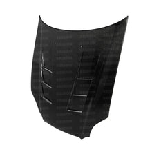 Load image into Gallery viewer, Seibon 96-98 Honda Civic (EM1/EJ6/EJ7/EJ8/EK9) TS Style Carbon Fiber Hood - Back View