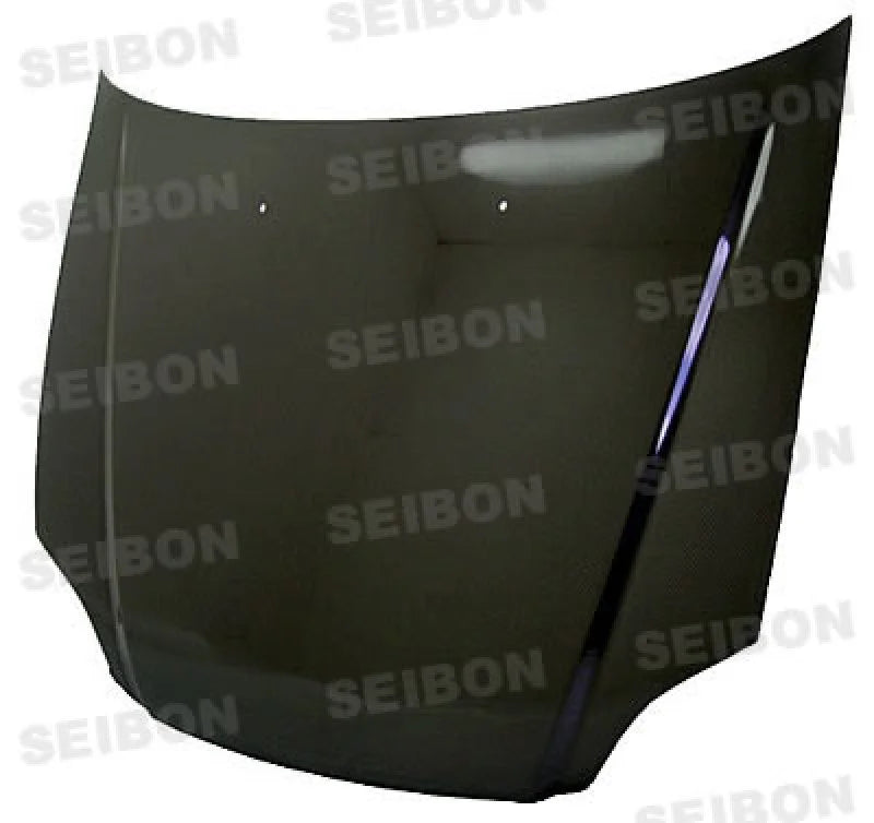 Seibon 96-98 Honda Civic OEM Carbon Fiber Hood - Side View