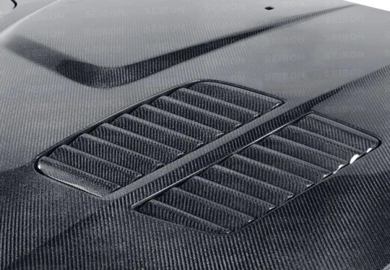 Seibon 97-03 BMW 5 Series 4Dr (E39) GTR-Style Carbon Fiber Hood - Additional View 5