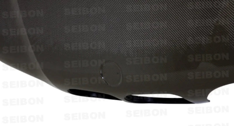 Seibon 97-03 BMW 5 Series 4Dr (E39) OEM Carbon Fiber Hood - Side View