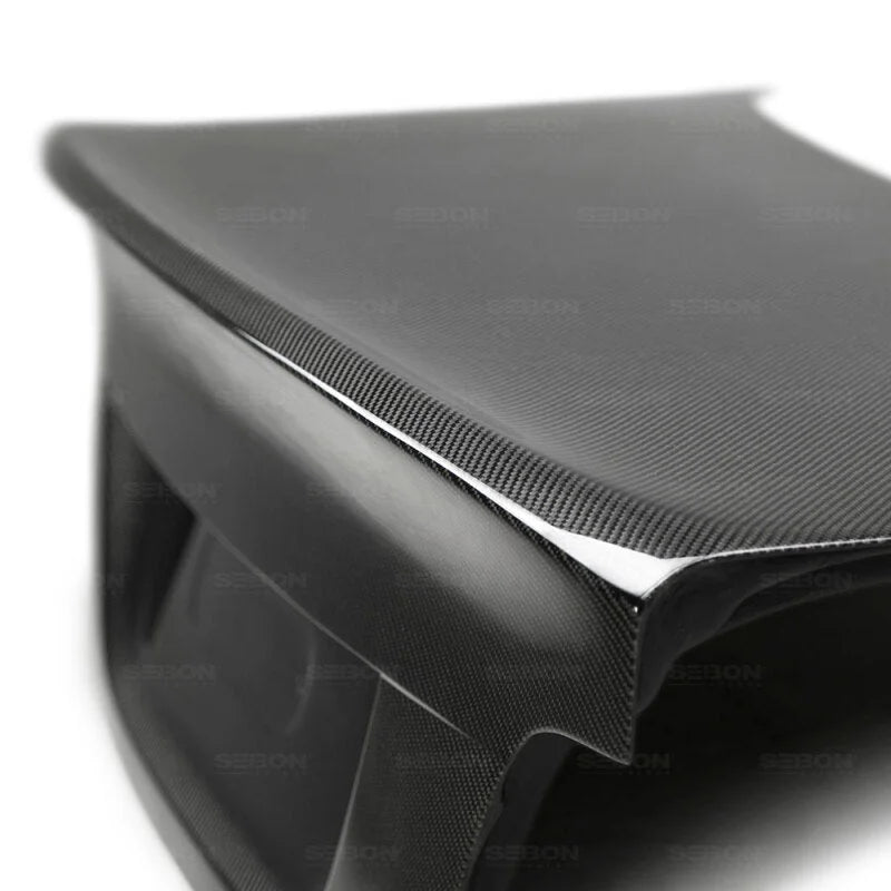 Seibon 97-03 BMW 5 Series (E39) CSL-Style Carbon Fiber Trunk/Hatch - Back View