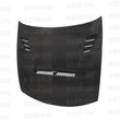 Load image into Gallery viewer, Seibon 97-98 Nissan 240SX/Silvia TA-Style Carbon Fiber Hood - Main Product View