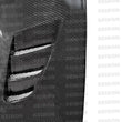 Load image into Gallery viewer, Seibon 97-98 Nissan 240SX/Silvia TA-Style Carbon Fiber Hood - Side View