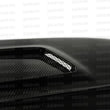 Load image into Gallery viewer, Seibon 97-98 Nissan Skyline TT-Style Carbon Fiber Hood - Installation View