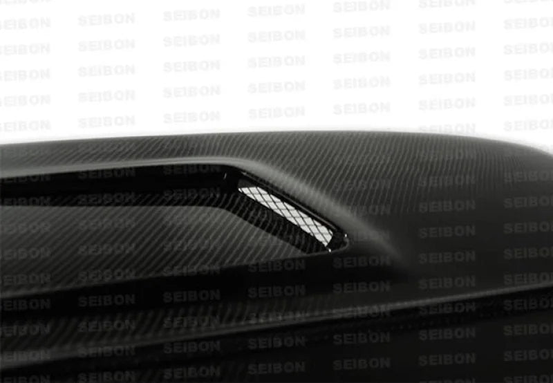 Seibon 97-98 Nissan Skyline TT-Style Carbon Fiber Hood - Installation View