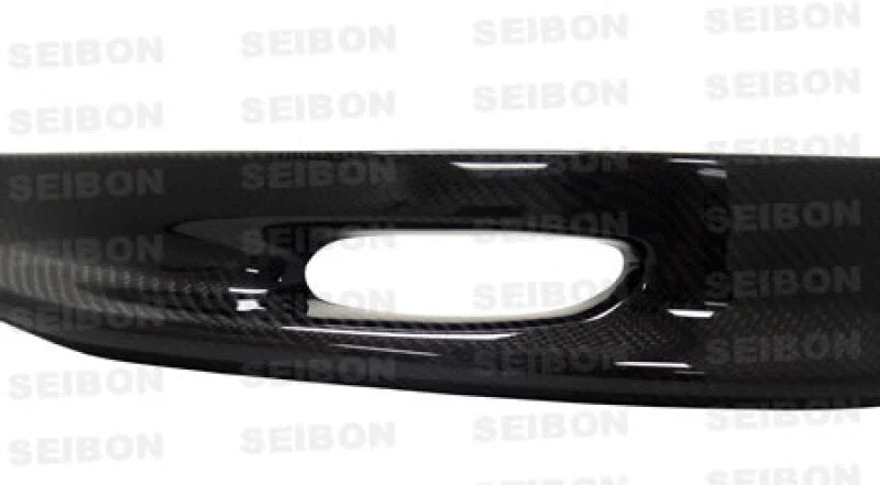 Seibon 98-01 Acura Integra SP-Style Carbon Fiber Front Lip Gloss Finish - Installation View