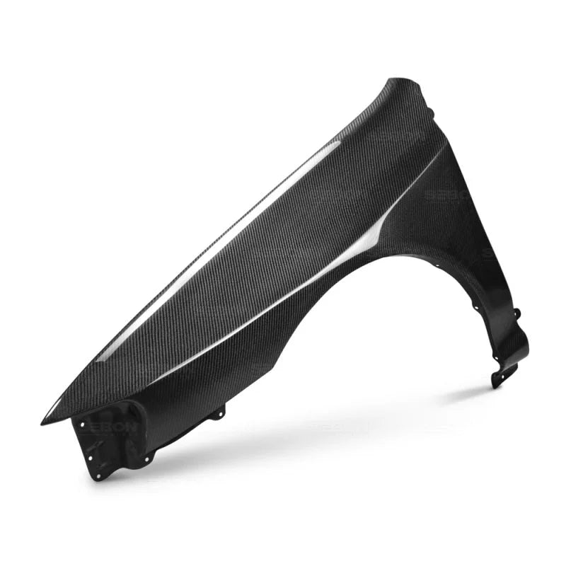 Seibon 98-01 Subaru Impreza Carbon Fiber 10mm Wider Fenders (Pair) - Back View